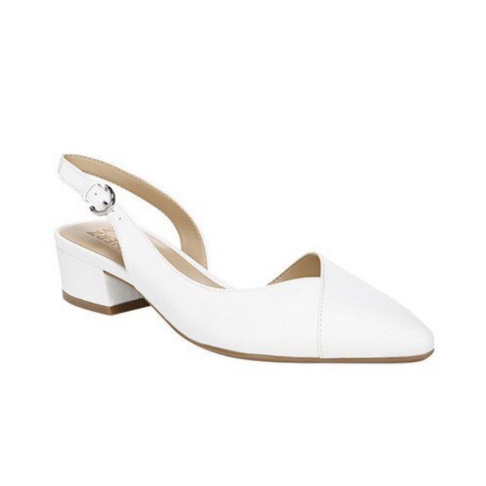 Naturalizer Frisco White Flats